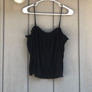 flowy black tank top